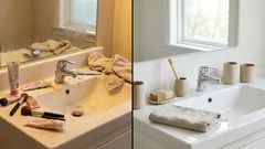 20 minuti e il bagno è pulito: cosa nascondere per prima cosa